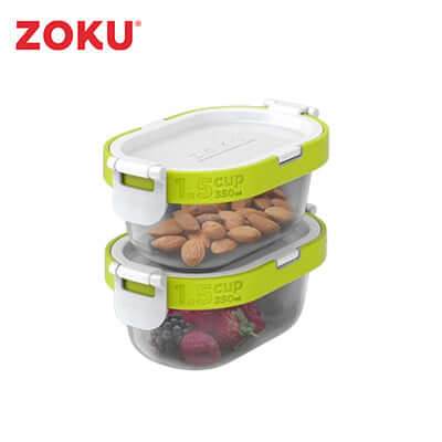 Zoku 4 Piece Neat Stack Food Container - Giftmart.sg