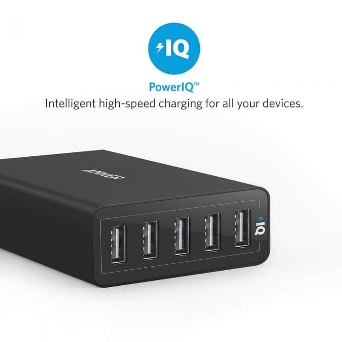 Anker PowerPort 5 40W 5-Port USB Charger Corporate Gifts Singapore