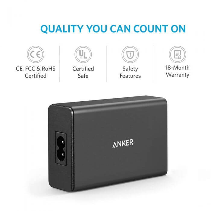 Anker PowerPort 5 40W 5-Port USB Charger Corporate Gifts Singapore