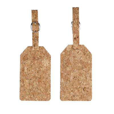 Eco-friendly Cork Fabric Luggage Tag Corporate Gifts Singapore
