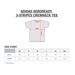 adidas Aeroready 3-Stripes Crewneck Tee Corporate Gifts Singapore