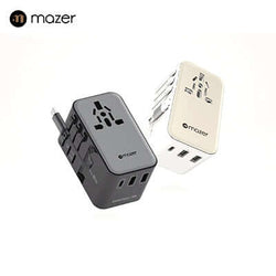 Mazer Infinite PD70W Gan Universal Travel Charger With Built-in USB C Cable Corporate Gifts Singapore