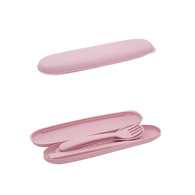 Eco Friendly Wheat Straw Portable Travel Cutlery Set Corporate Gifts Singapore