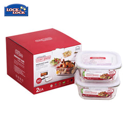 Lock & Lock Euro Glass Container 2pc Set 750ml Corporate Gifts Singapore