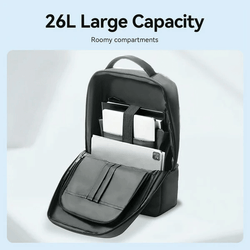 Vention 17.3 Inch Water-Repellent Laptop Backpack with large capacity and roomy compartments.