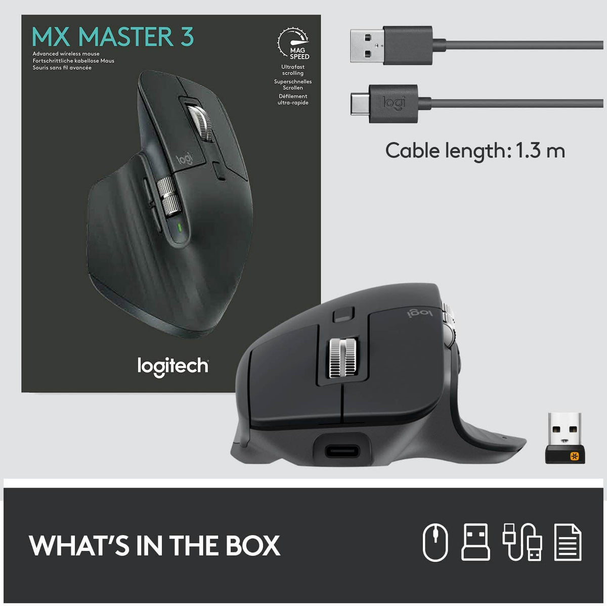 Logitech MX Master 3 Advanced Wireless Mouse Corporate Gifts Singapore