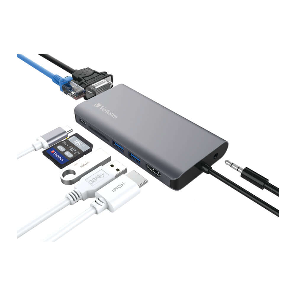 Verbatim 8-in-1 Type C Hub 66148 Corporate Gifts Singapore