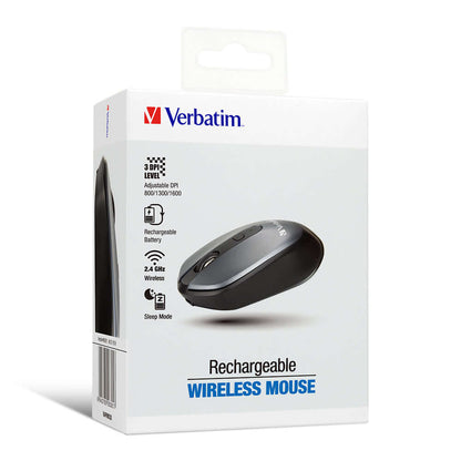 Verbatim Rechargeable Wireless Mouse 66381 Corporate Gifts Singapore