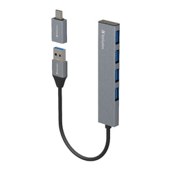 Verbatim 4-in-1 USB Hub with Type C Adaptor Corporate Gifts Singapore