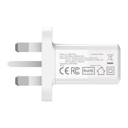 Verbatim 2 Port 20W PD & QC 3.0 USB Charger Corporate Gifts Singapore