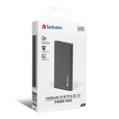 Verbatim 10000mAh 20W PD & QC 3.0 Power Pack Corporate Gifts Singapore