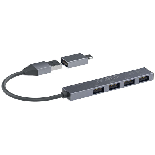 Verbatim 4-in-1 USB Hub with Type C Adaptor 66753 Corporate Gifts Singapore