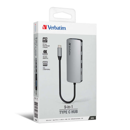 Verbatim 9-in-1 Type C Hub 66899 Corporate Gifts Singapore