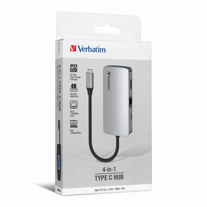 Verbatim 4-in-1 Type C Hub 66955 Corporate Gifts Singapore