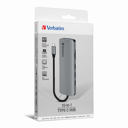 Verbatim 66956 10-in-1 Type C Hub Corporate Gifts Singapore