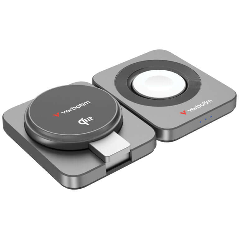 Verbatim 3-in-1 Qi2 Wireless Charger (WCDQi201) Corporate Gifts Singapore