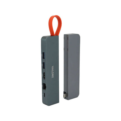 Valore Magnetic USB-C 6-In-1 Hub with PCIe Enclosure (VUH-41) Corporate Gifts Singapore