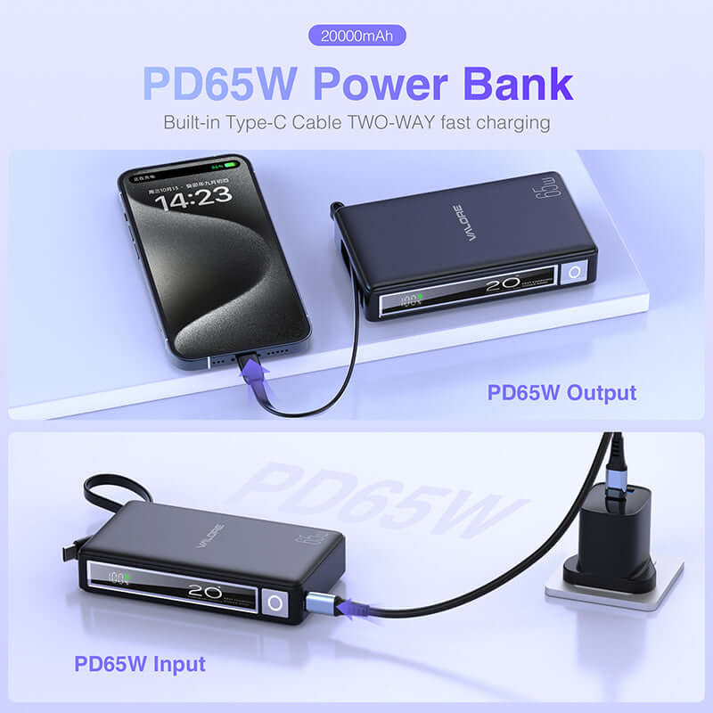 Valore PD65W 20000mAh Power Bank (PD35) Corporate Gifts Singapore