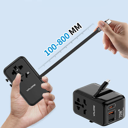 Valore PD70W Universal Travel Adaptor with Retractable Cable (UTA-002) Corporate Gifts Singapore