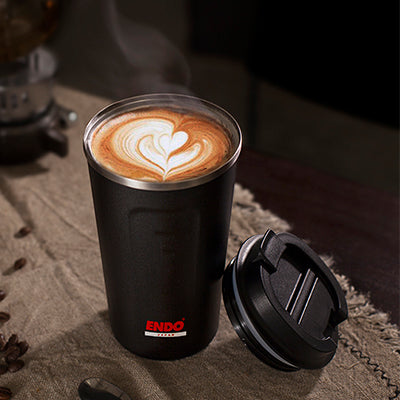 ENDO 500ML Double Stainless Steel Thermal Coffee Mug Corporate Gifts Singapore