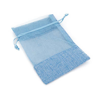 Eco Friendly Jute Accessories Pouch with Netting Corporate Gifts Singapore
