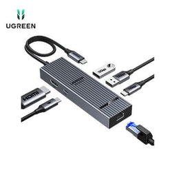 UGREEN Revodok 6-IN-1 USB-C Hub Ethernet, 4K@60Hz HDMI Display Corporate Gift Singapore