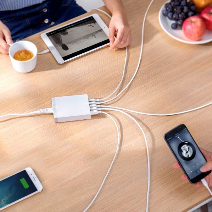 Anker PowerPort 6 Ports 60W With PowerIQ™ Charging Station Corporate Gifts Singapore