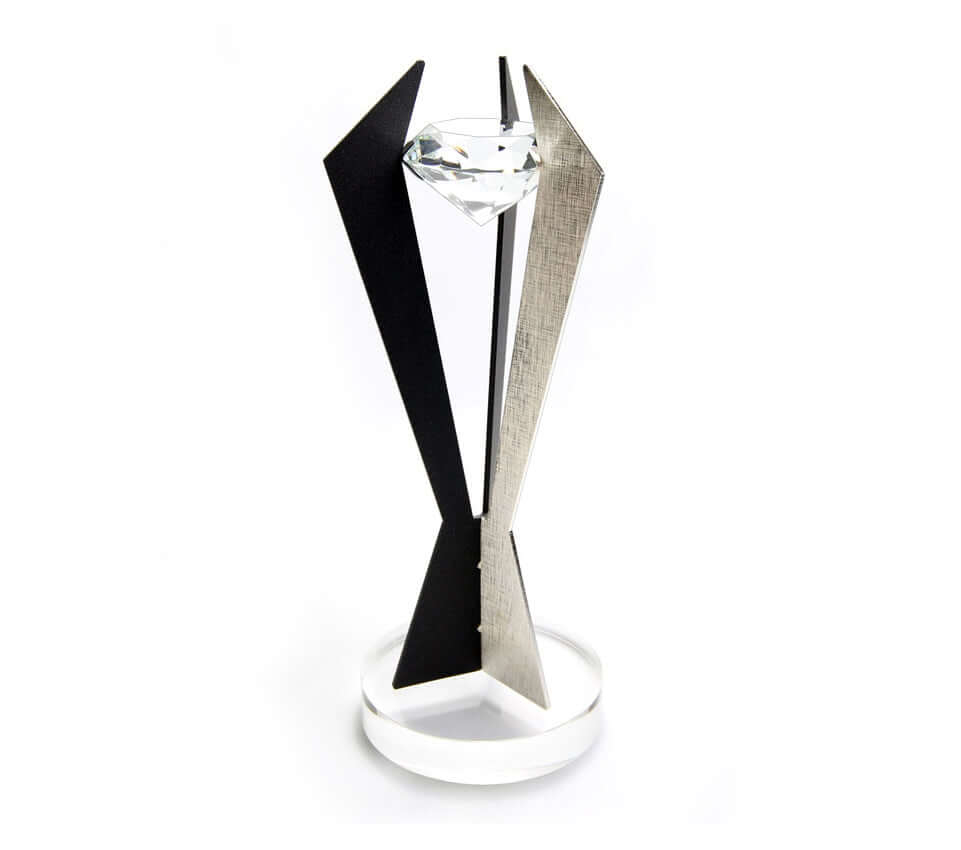 Atlantis Diamond on Round Crystal Base Award Corporate Gifts Singapore