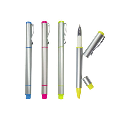 Metallic Pen with Highlighter Corporate Gifts Singapore