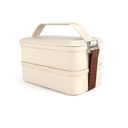 Husk Fiber 2 Tier Lunch Box Corporate Gifts Singapore
