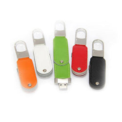 Swivel Leather USB Drive Corporate Gifts Singapore