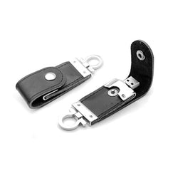 Leather Button Clasp USB Drive Corporate Gifts Singapore