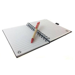 Eco Friendly Notebook with Elastic Band and Pen Corporate Gifts Singapore