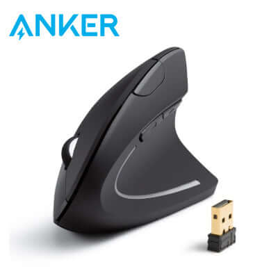 Anker 2.4G Wireless Vertical Ergonomic Optical Mouse Corporate Gifts Singapore