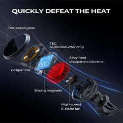 Aukey HD-M12 MagLink Freeze MagSafe Wireless Charging with Cooling System Phone Mount Corporate Gift Singapore