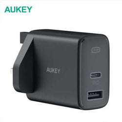 Aukey PA-F3S 32W Swift Series PD Dual USB-C & USB-A Wall Charger Corporate Gift Singapore
