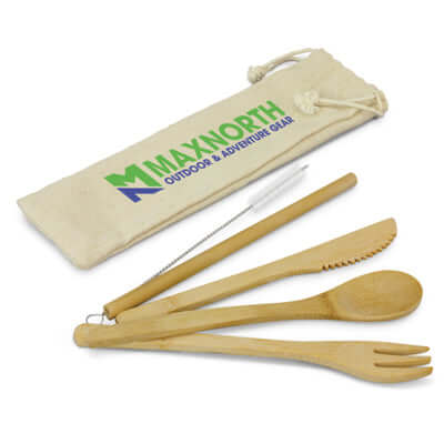 Bamboo Cutlery Set Corporate Gift Singapore