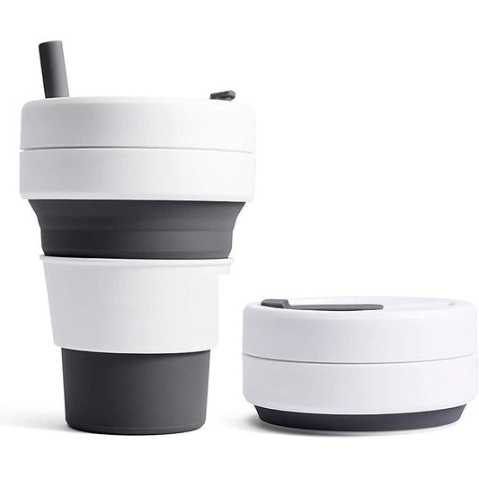 Eco-friendly Collapsible Cup with Straw Corporate Gifts Singapore