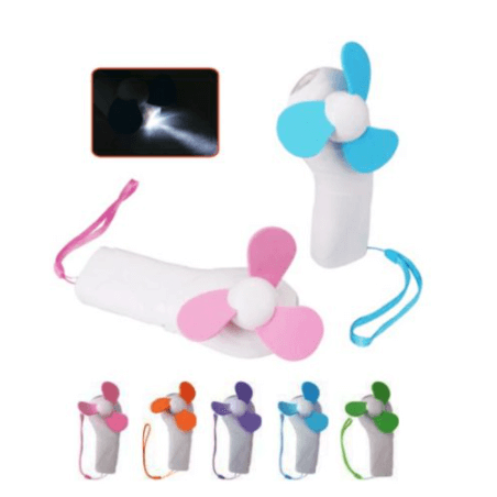 Portable Fan with LED Light and Strap Corporate Gifts Singapore