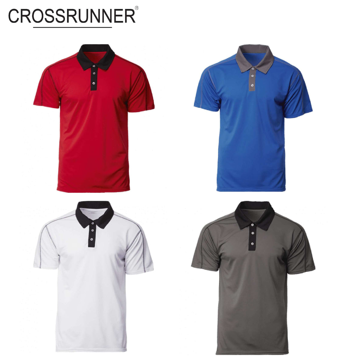 Crossrunner 1200 Contrast Piping Polo T-Shirt Corporate Gifts Singapore