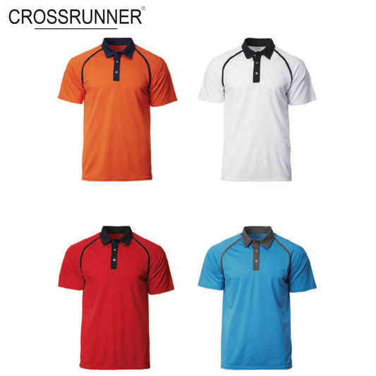 Crossrunner 2200 Contrast Shoulder Piping Polo T-Shirt Corporate Gifts Singapore