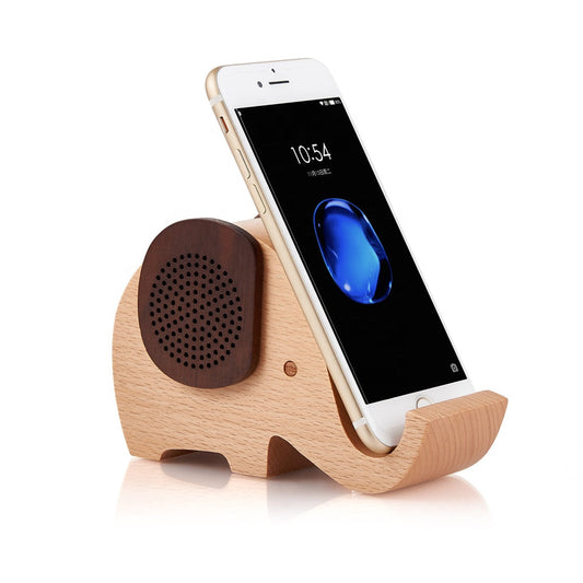 Eco Friendly Wooden Speaker with Phone Holder Corporate Gifts Singapore
