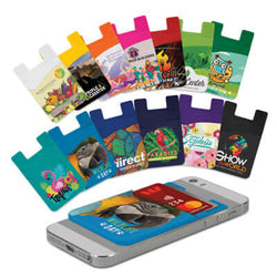 Dual Silicone Phone Wallet - Full Colour Corporate Gift Singapore