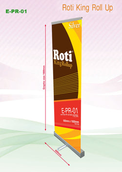 Roll Up Banner (Silver Stand) Corporate Gifts Singapore