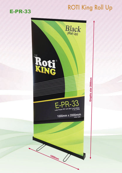 Roll Up Banner (Black Stand) Corporate Gifts Singapore