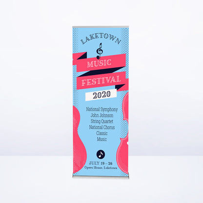 Whale Lite Premium Roll Up Banner Corporate Gifts Singapore