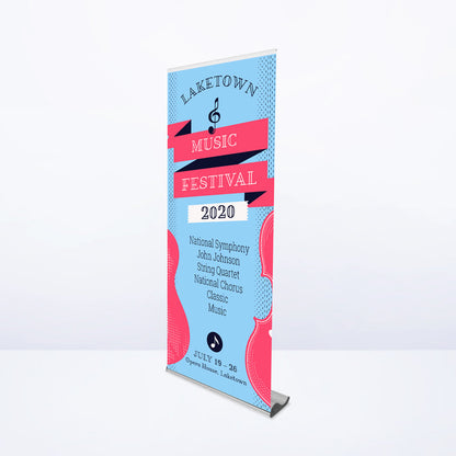 Whale Lite Premium Roll Up Banner Corporate Gifts Singapore