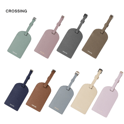 Crossing Milano Leather Luggage Tag Corporate Gifts Singapore