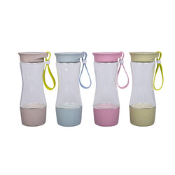 Eco Friendly Wheat Straw Clear Glass Bottle Corporate Gifts Singapore