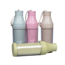 Eco Friendly Wheat Straw Double Wall Bottle Corporate Gifts Singapore